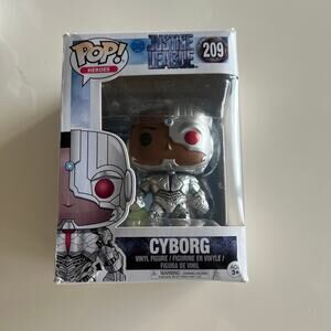 Funko Pop! Justice League Vinyl Figure of Cyborg #209
